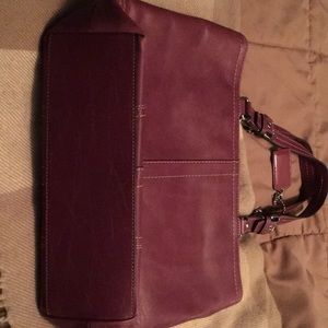 Coach Bags - Purplish/Burgundy Coach handbag Coach Bags - Purplish/Burgundy Coach handbag